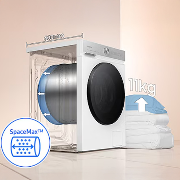 Samsung Mesin Cuci Front Loading Bespoke AI Washer QuickDrive 14 kg (Putih) - WW14BB944DGHSE